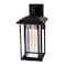 Cwi Lighting Crawford 1 Light Black Outdoor Wall Light 0417W7-1-101 - alternate 6